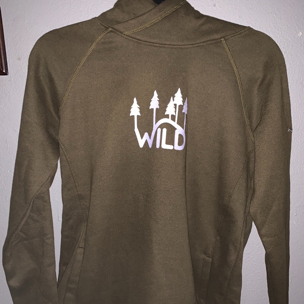 Olive Green Columbia Hoodie